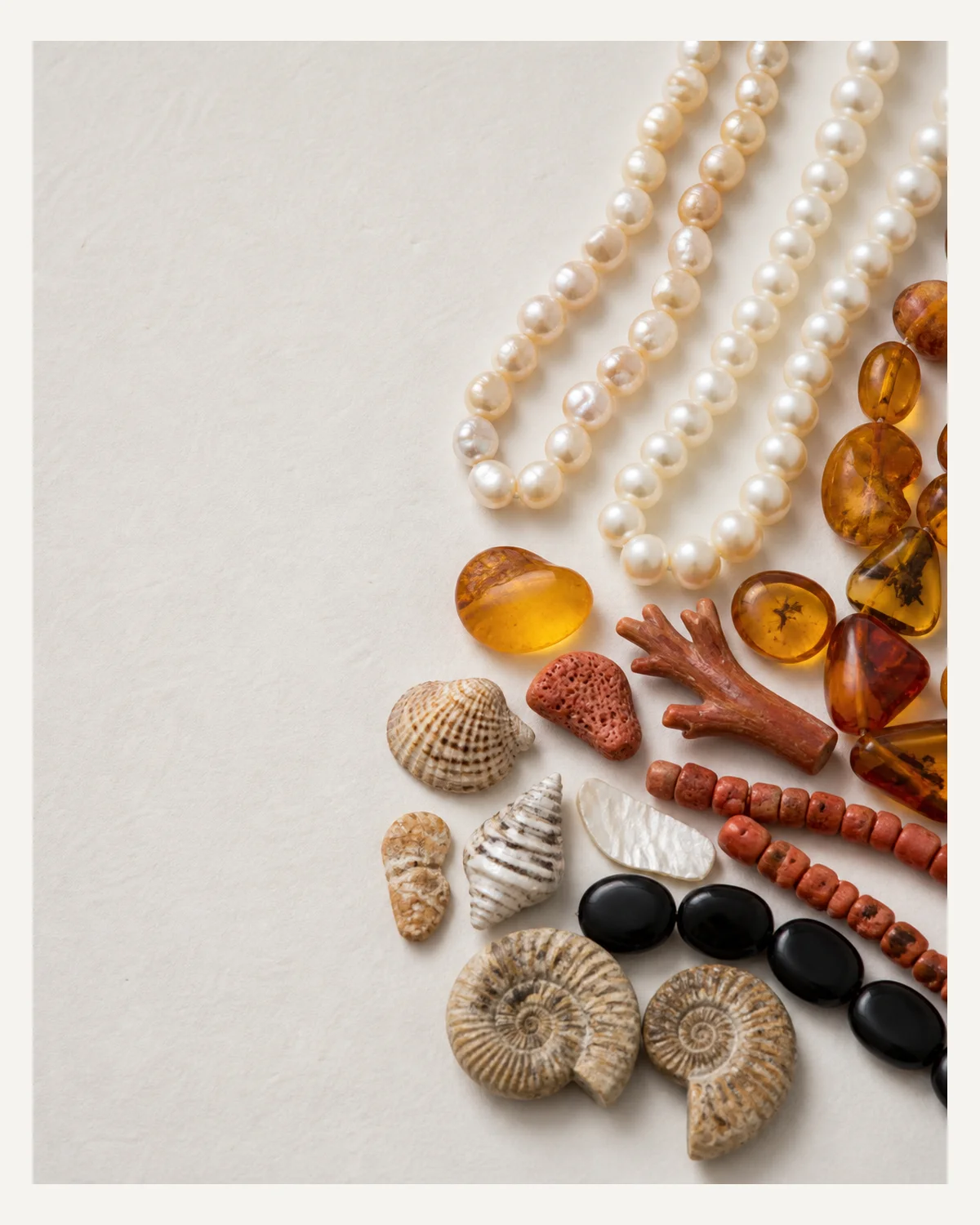Organic Gemstones reference board