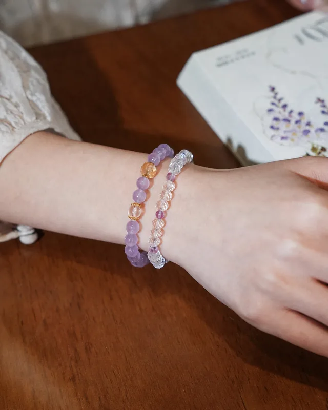 Violet Radiance, worn view